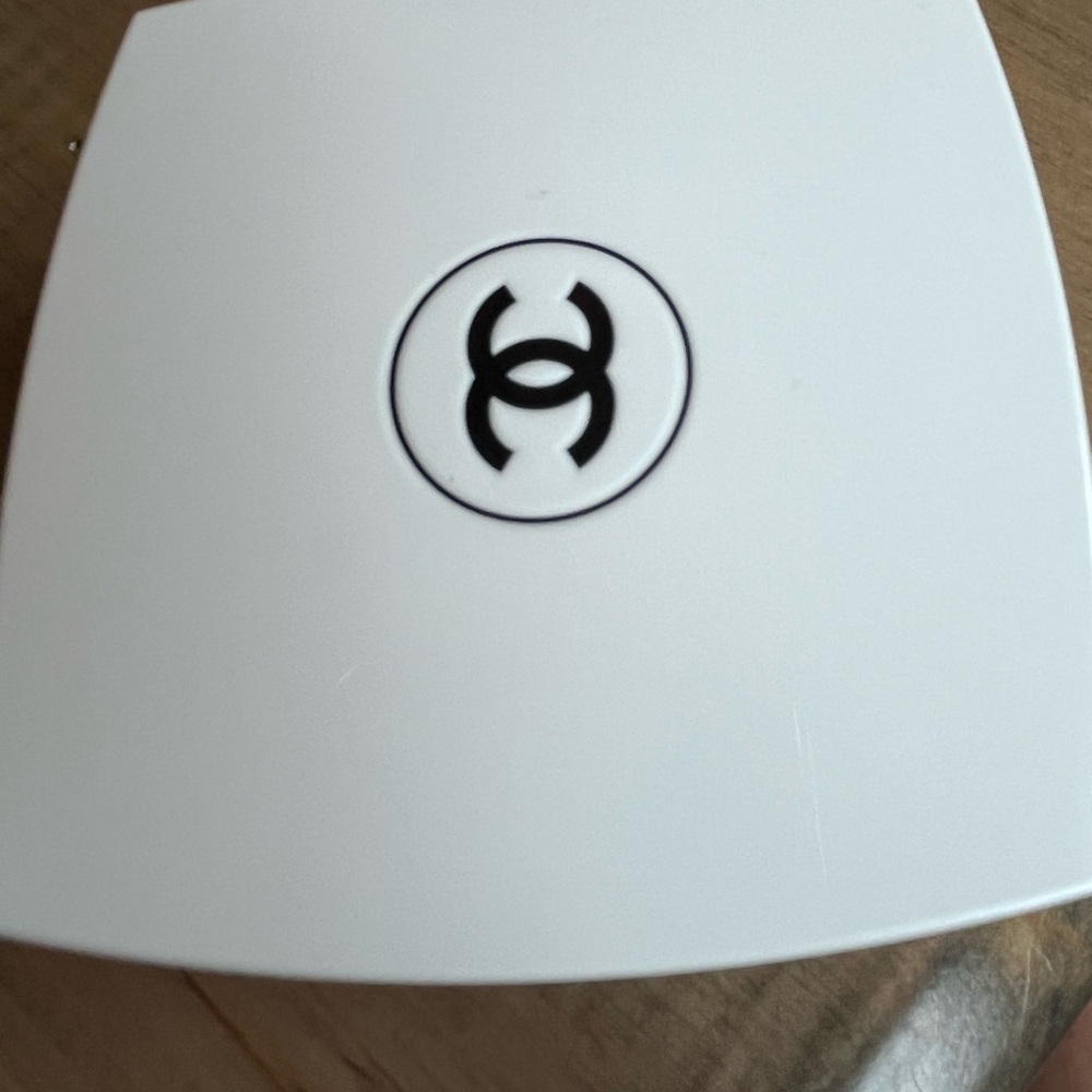 CHANEL Cream Compact Case